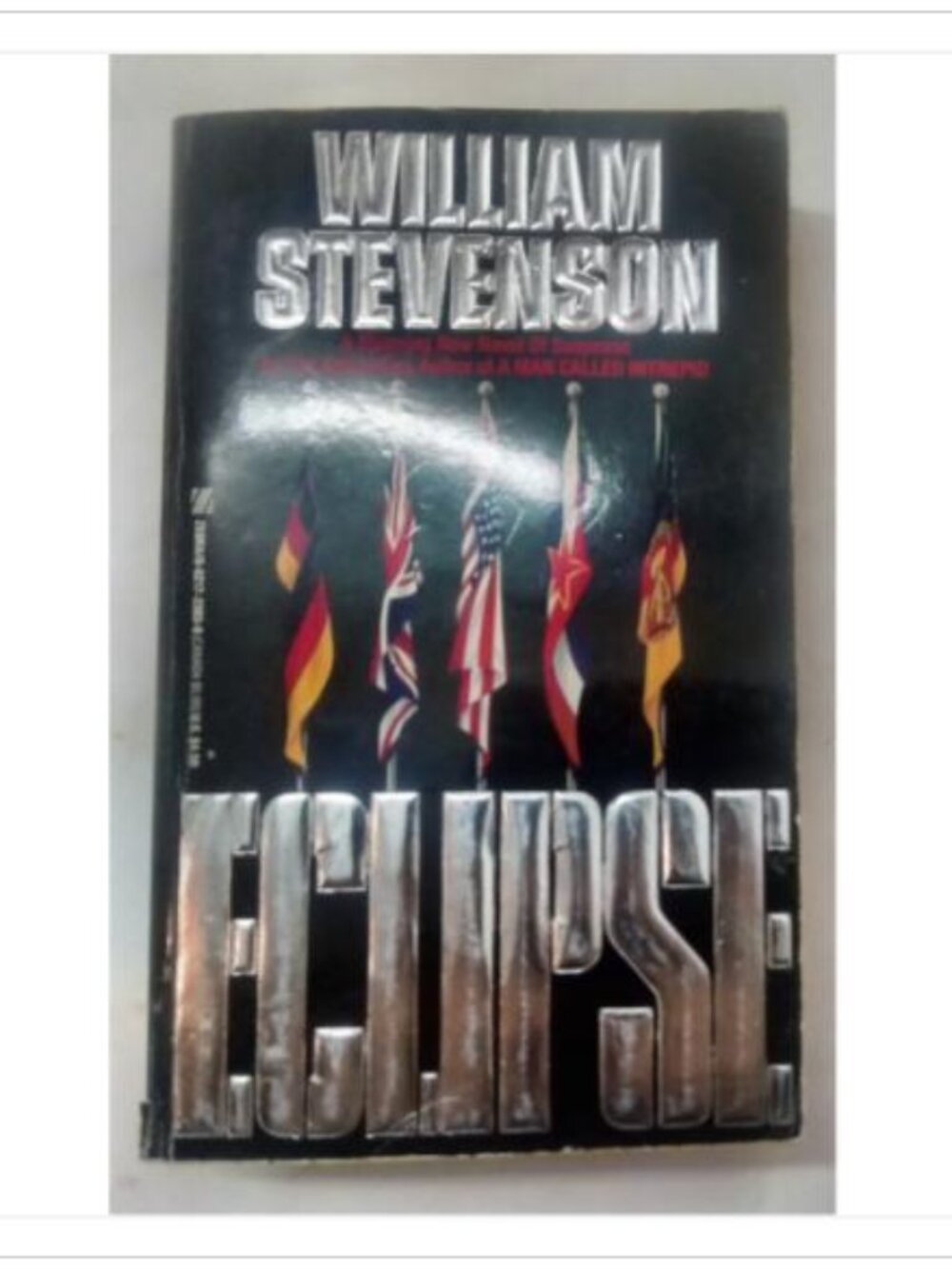 Eclipse A Novel of Suspense Zebra Books 1988 PB